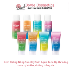 Kem Chống Nắng Sunplay Skin Aqua Tone Up UV nâng tone tự nhiên, dưỡng trắng da