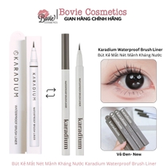 Bút dạ kẻ mắt Karadium Waterproof Brush Liner Black Eyeliner