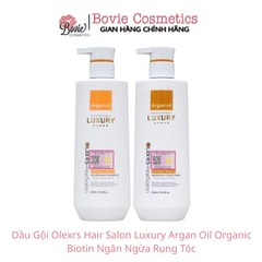 Dầu Gội Olexrs Hair Salon Luxury Argan Oil Organic Biotin Ngăn Ngừa Rụng Tóc