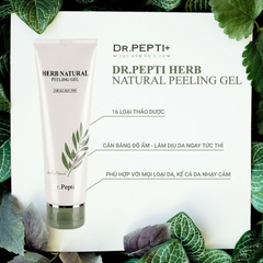 Tẩy Da Chết DrPepti Herb Natural Peeling Gel Mịn Và Sáng Da 130ml