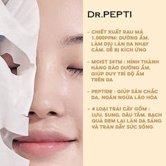 Mặt Nạ Cấp Ẩm Và Dưỡng Da Dr Pepti Centella Moist Energy Mask