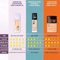 Kem Nền Maybelline Super Stay Lumi Matte 30H Foundation SPF16 35ml