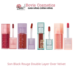 Son Black Rouge Double Layer Over Velvet