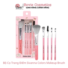 Bộ Cọ Trang Điểm Sivanna Colors Makeup Brush
