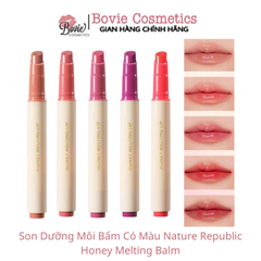 Son Dưỡng Môi Bấm Có Màu Nature Republic Honey Melting Balm