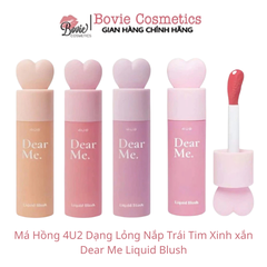 Má Hồng 4U2 Dạng Lỏng Nắp Trái Tim Xinh xắn Dear Me Liquid Blush