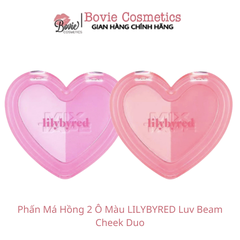 Phấn Má Hồng 2 Ô Màu LILYBYRED Luv Beam Cheek Duo