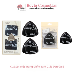 XIXI Set Mút Trang Điểm Tam Giác Đen GJ66