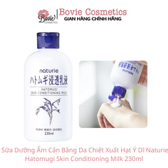Sữa Dưỡng Ẩm Cân Bằng Da Chiết Xuất Hạt Ý Dĩ Naturie Hatomugi Skin Conditioning Milk 230ml