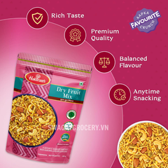 Bánh Snack HALDIRAM DRY FRUIT MIX 200GM