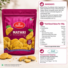 Bánh snack HALDIRAM MATHRI 200GM