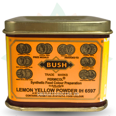 Phẩm màu vàng chanh BUSH LEMON YELLOW POWDER 100GR