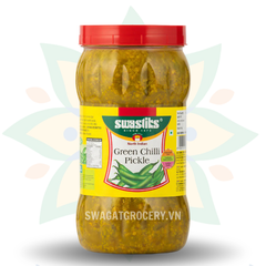 Sốt Ớt Xanh SWASTIKS GREEN CHILLI PICKLE 1KG