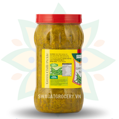 Sốt Ớt Xanh SWASTIKS GREEN CHILLI PICKLE 1KG