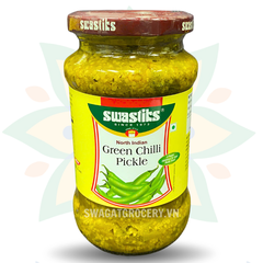 Sốt ớt xanh SWASTIKS GREEN CHILLI PICKLE 400GR