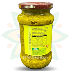 Sốt ớt xanh SWASTIKS GREEN CHILLI PICKLE 400GR