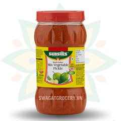 Sốt rau củ hỗn hợp SWASTIKS MIXED VEGETABLE PICKLE 1KG