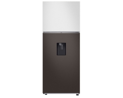 Tủ lạnh Bespoke Samsung Inverter 406 lít RT42CB6784C3SV (Trắng/Nâu)