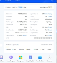 iPad Pro 11-inch chip M1 128GB wifi đẹp 99% fullbox pin 94%