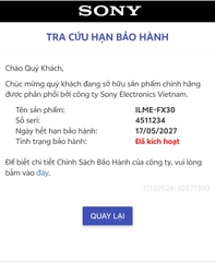 Sony FX30 likenew fullbox bh hãng đến 17/5/2027