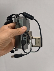 Tilta Left Side Advanced Power Handle with Run/Stop (F570 Battery) Type VI Gray & USB-C Run/Stop Cables For Sony a6/a7/a9/a7sIII, FX3 and A1