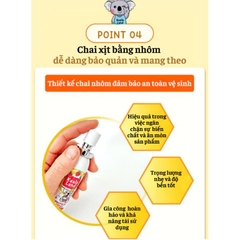 Xịt họng keo ong cho bé Koala Land Propolis Spray