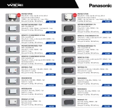 WEV1582SW - Ổ cắm đôi 3 chấu Panasonic - Dòng wide, màu trắng