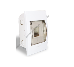 NDP108P - Tủ điện âm 4-8 đường Nano (Mặt nhựa, Đế nhựa)