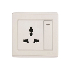 V4.0GK11Z13/N - Bộ ổ cắm đa năng và công tắc 1 chiều Uten
