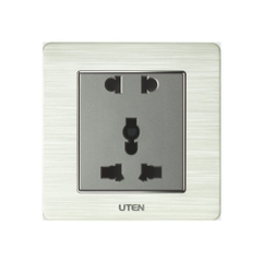 V6.0GZ12Z13/N - Bộ ổ cắm đôi 3 chấu Uten