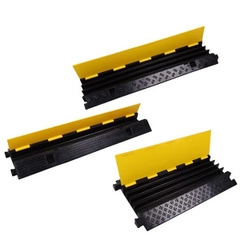 Gờ cao su bảo vệ cáp điện 4 rãnh 90 x 50 x 5,5 cm