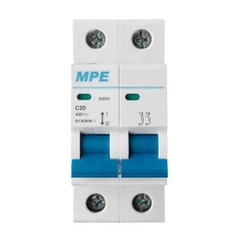 Aptomat MCB 2 cực, 20A, 6kA