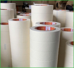 Băng dính giấy màu trắng bản rộng