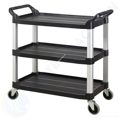Xe đẩy đa năng 3 tầng màu đen cỡ lớn 102