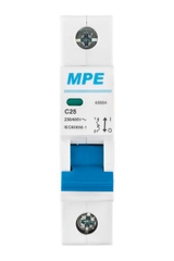Aptomat MCB 1 cực, 25A, 6kA