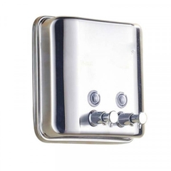 Hộp đựng nước rửa tay inox 2 ngăn 450 ml x 2