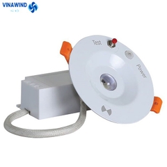 Đèn LED Downlight Âm Trần Khẩn Cấp 90/5W AT07.KC