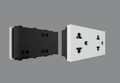 Hạt ổ cắm âm tường HOC05 2C/16A