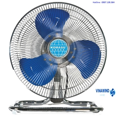 Quạt sàn công nghiệp Komasu BS-45TN, Quạt chân quỳ sải cánh 45cm