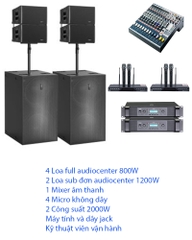 Thuê âm thanh gói 100-140 khách - Giải Pháp Âm Thanh Hoàn Hảo Cho Sự Kiện của Bạn