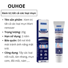 OUHOE WART REMOVER Kem Tẩy Mụn Thịt, Mụn Ruồi Chính Hãng Nhập Khẩu USA  - HTHshop102