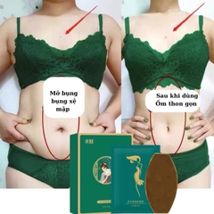 Miếng Dán Giảm Mỡ Bụng, Siết Eo Giảm Cân Giảm Béo Bụng Đông Y Hộp 5 miếng - HTHshop02