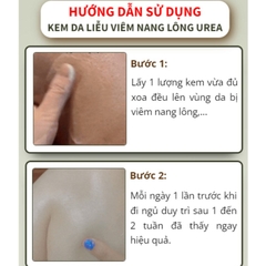 Kem da liễu viêm nang lông UREA đào thải bít tắc lỗ chân lông, cấp ẩm ngăn ngừa mụn, chăm sóc da khỏe mạnh  - HTHshop102