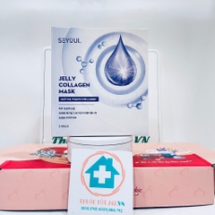 Mặt nạ thạch Collagen Seyoul Hàn Quốc, Jelly Collagen Mask Dưỡng Trắng Cấp ẩm 1 Hộp x 5 miếng -  HTshop