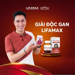 Viên Uống Lifamax Giúp Giải Độc Gan, Mát Gan, Phục hồi chức năng gan - Hộp 30 viên