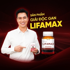 Viên Uống Lifamax Giúp Giải Độc Gan, Mát Gan, Phục hồi chức năng gan - Hộp 30 viên