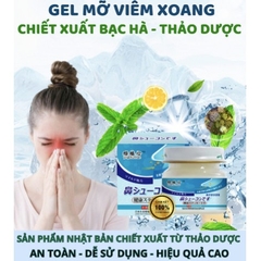 Gel mỡ giảm xoang Bishu thảo dược bạc hà