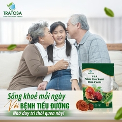 Trà Nấm Lim Xanh Thìa Canh Tratosa - Trà Hỗ Trợ Giảm Tiểu Đường Và Ổn Định Đường Huyết Chính Hãng HTHshop