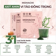 Cốm Tảo Đông Trùng MOHACHI Thức Uống Thanh Lọc Cơ Thể Dẹp Dáng Đẹp Da - HTHshop10211