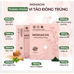 Cốm Tảo Đông Trùng MOHACHI Thức Uống Thanh Lọc Cơ Thể Dẹp Dáng Đẹp Da - HTHshop10211